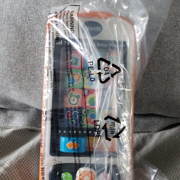VTech Touch and Swipe Baby Phone, Orange - Picture 2 of 3